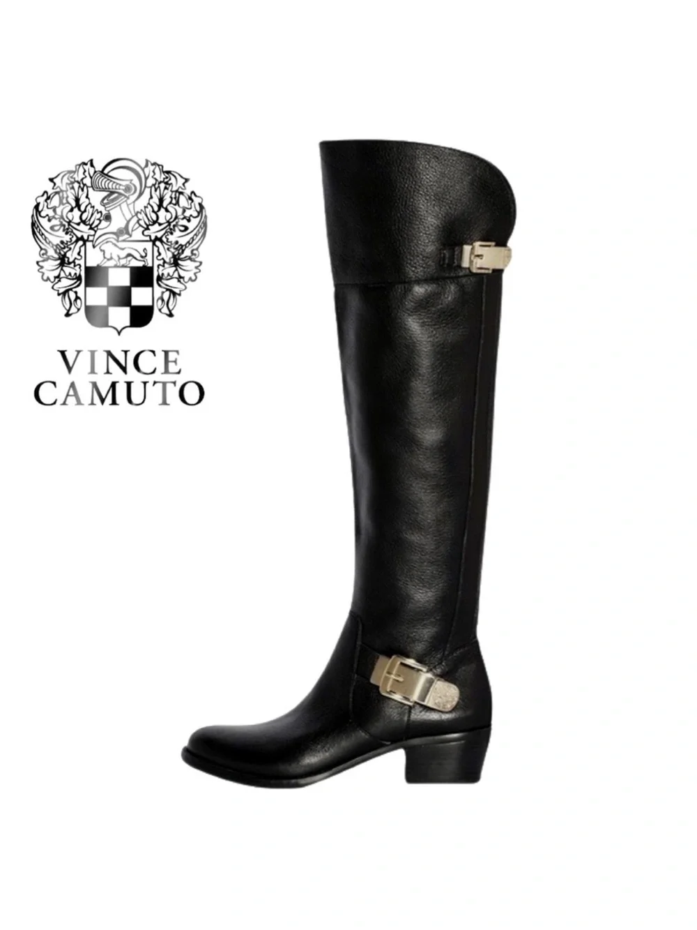 Vince Camuto Bocca Leather Zip Up boots